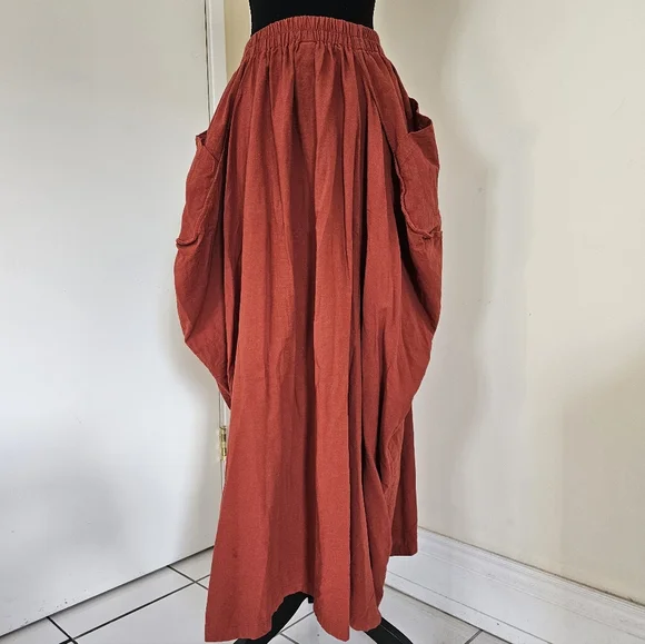 THALUTA 100% Cotton Skirt Size S/M - Picture 3 of 12